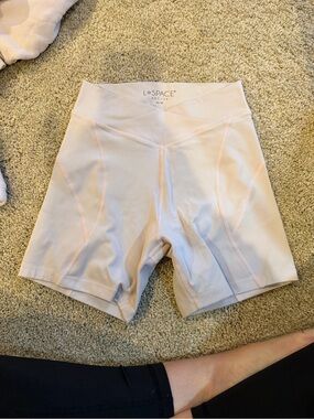 l*space High-Rise Soft Pink Bike Shorts
